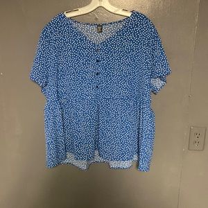Blue heart blouse! So cute